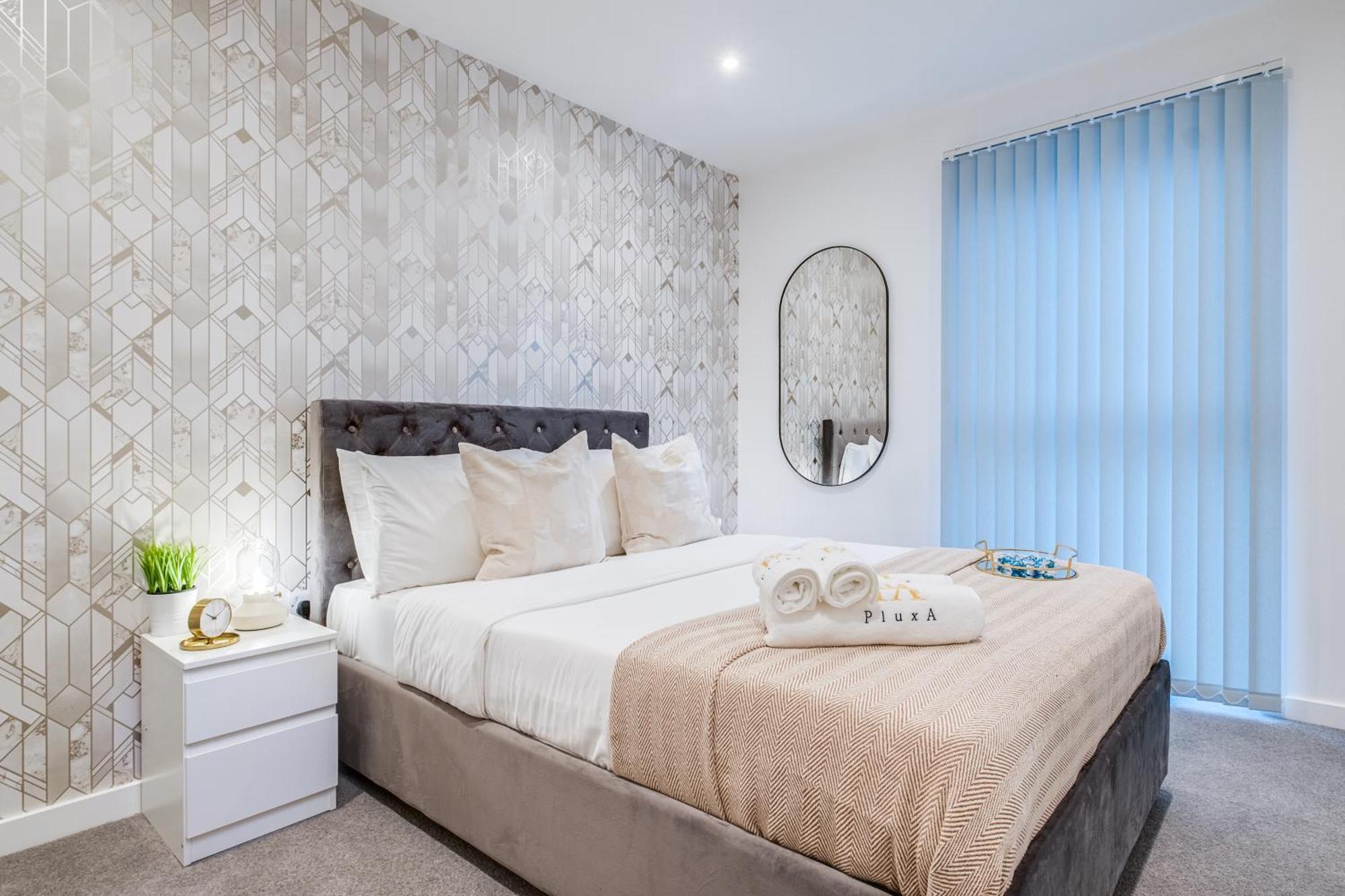 Pluxa Creme Opulence 5 Star Beautiful High End Apartment In Birmingham City Centre Zewnętrze zdjęcie
